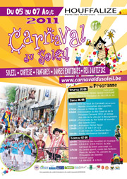 X�me Carnaval du Soleil � Houffalize - Vendredi 05 ao�t - Samedi 06 ao�t - Dimanche 07 ao�t 2011